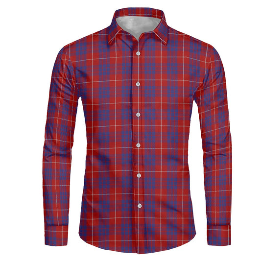 Clan Hamilton Tartan long-sleeved shirt