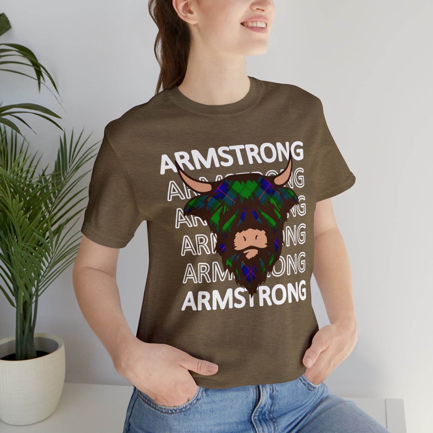 Clan Armstrong | Hairy Coo | Unisex T-Shirt