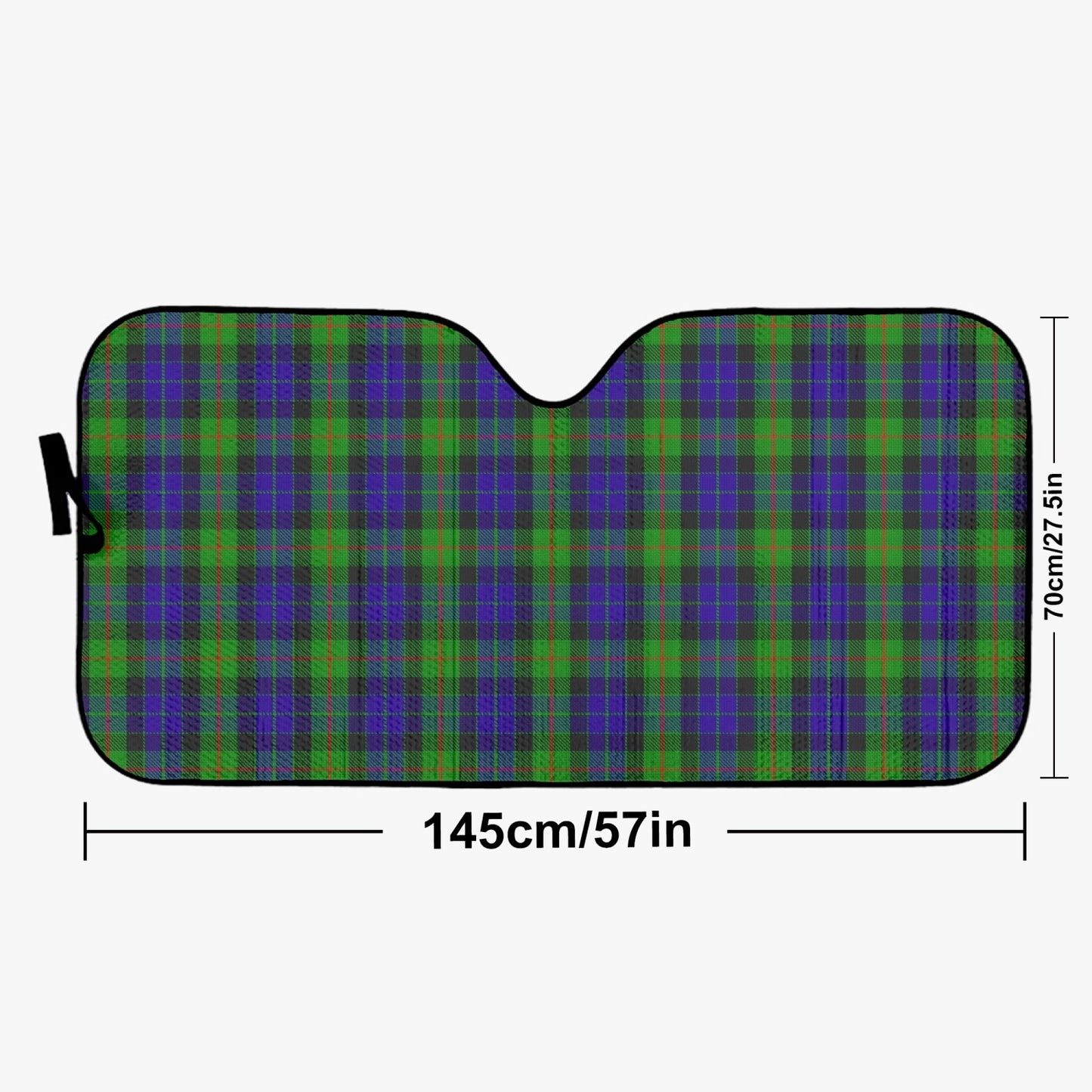 Clan Gunn Tartan Car Windshield Sun Shade