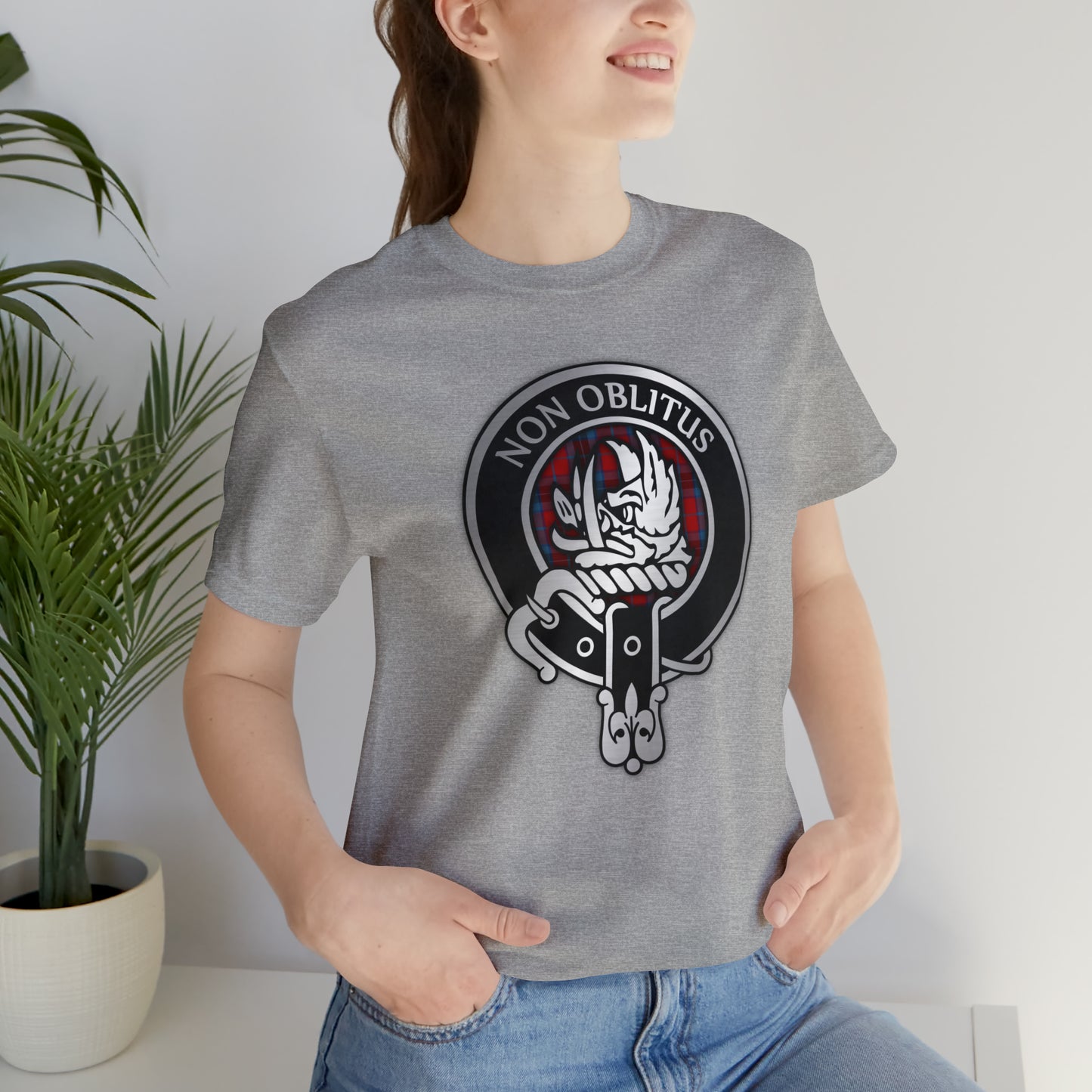 Clan MacTavish Crest & Tartan | Unisex T-Shirt