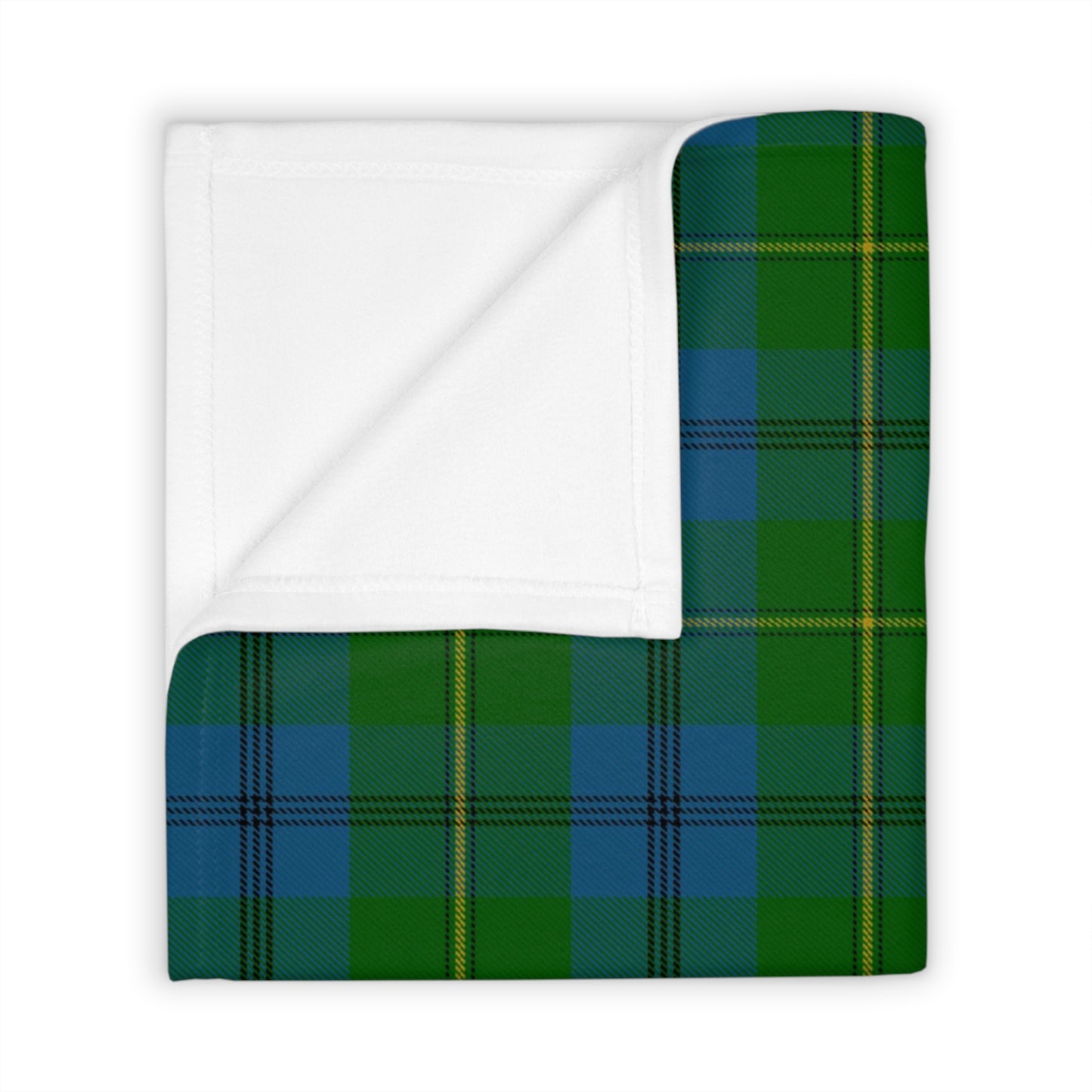 Clan Johnstone Tartan Throw Blanket