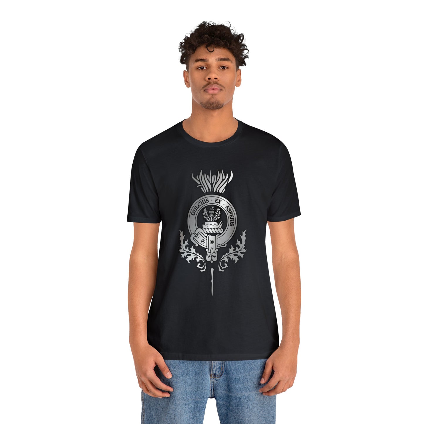 Clan Fergusson Crest & Thistle | Unisex T-Shirt