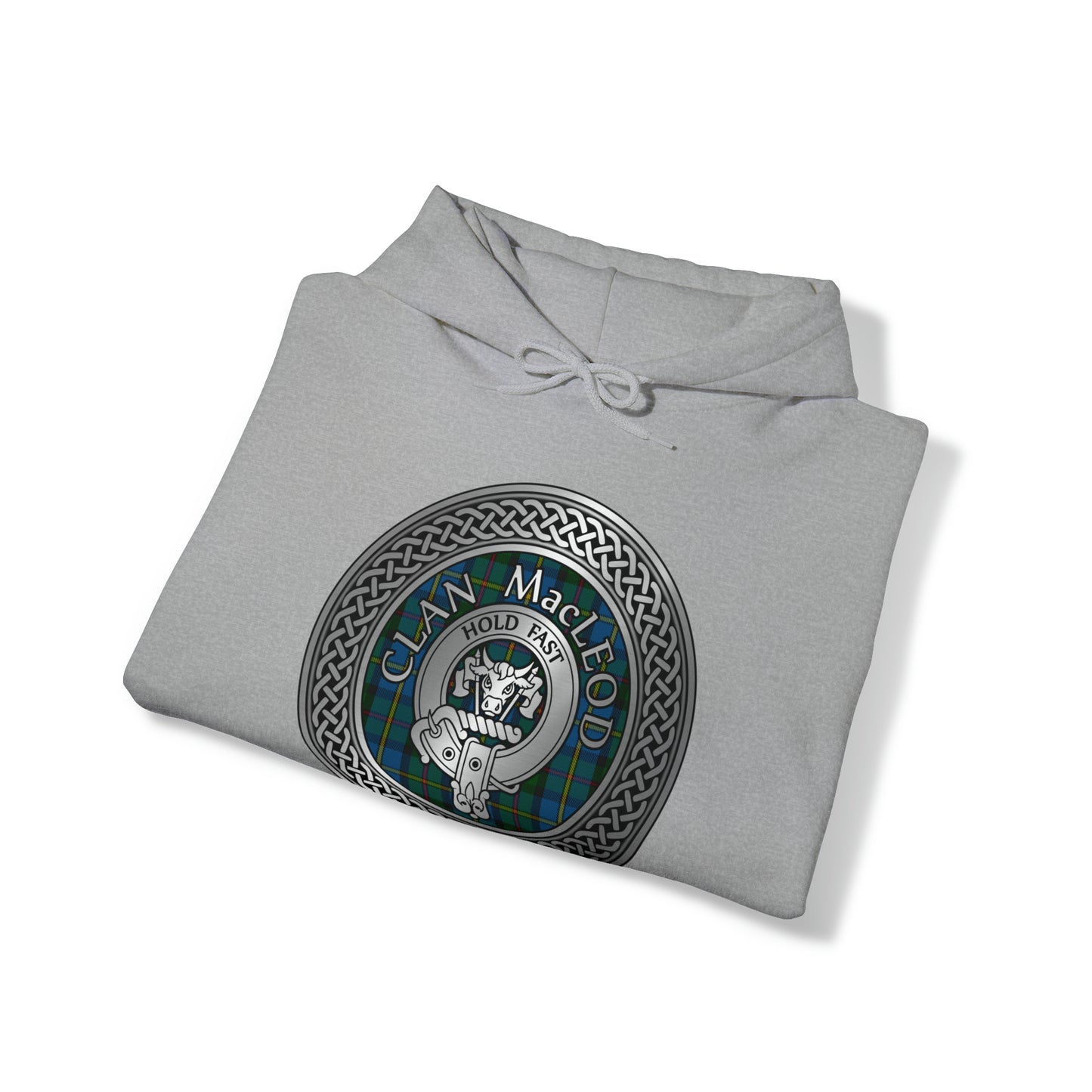 Clan MacLeod Crest & Tartan Unisex Heavy Blend™ Hooded Sweatshirt