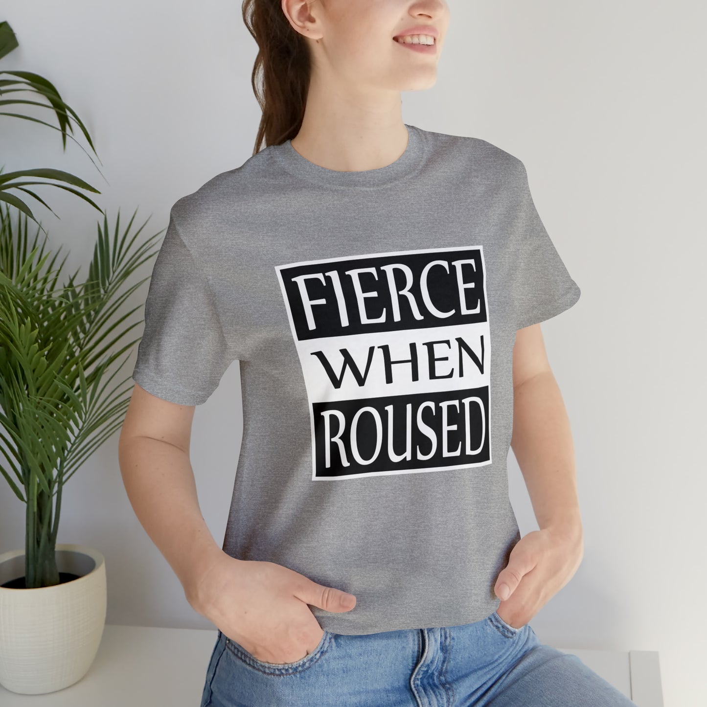 Clan Donnachaidh War Cry | Fierce When Roused | Unisex T-Shirt