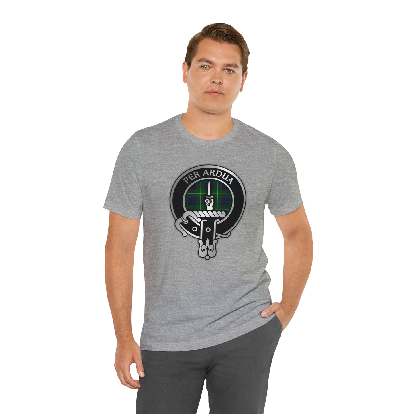 Clan MacIntyre Crest & Tartan | Unisex T-Shirt