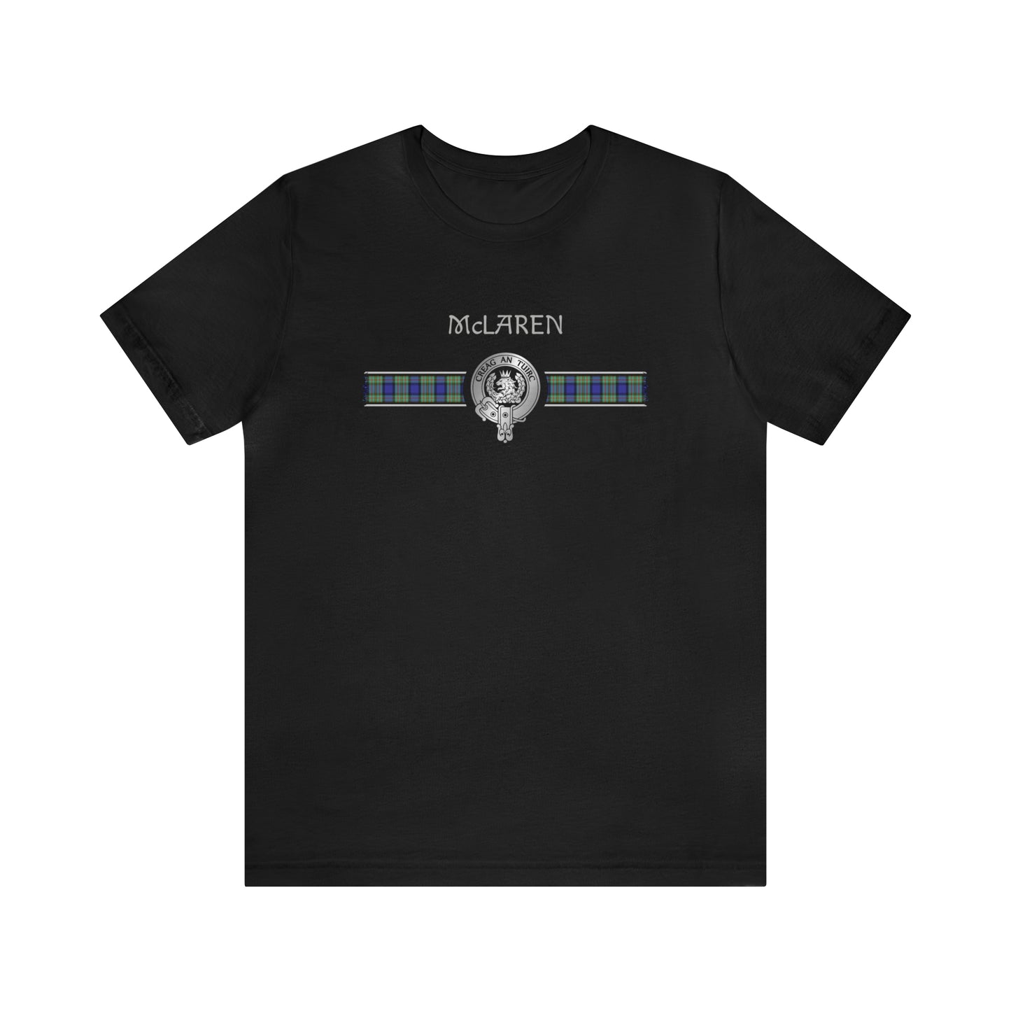 Clan McLaren Crest & Tartan | Unisex T-Shirt