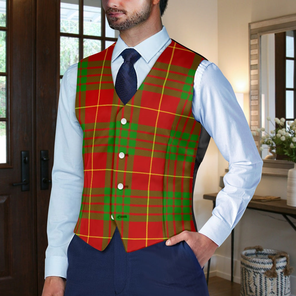 Clan Cameron Tartan Suit vest jacket