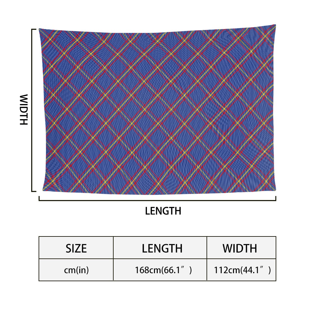 Clan MacLaine Tartan Bias Chiffon Scarf