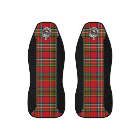 Clan Stewart Crest & Tartan Car Seat Covers