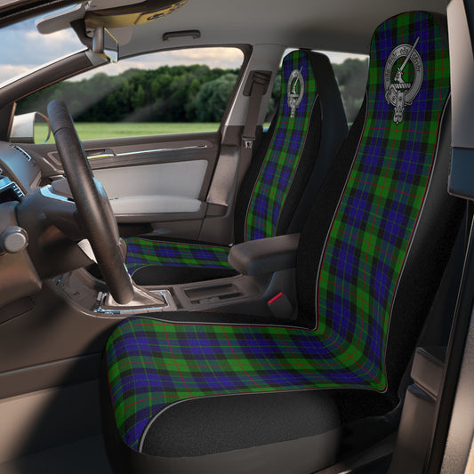 Clan Gunn Crest & Tartan Car Seat Covers