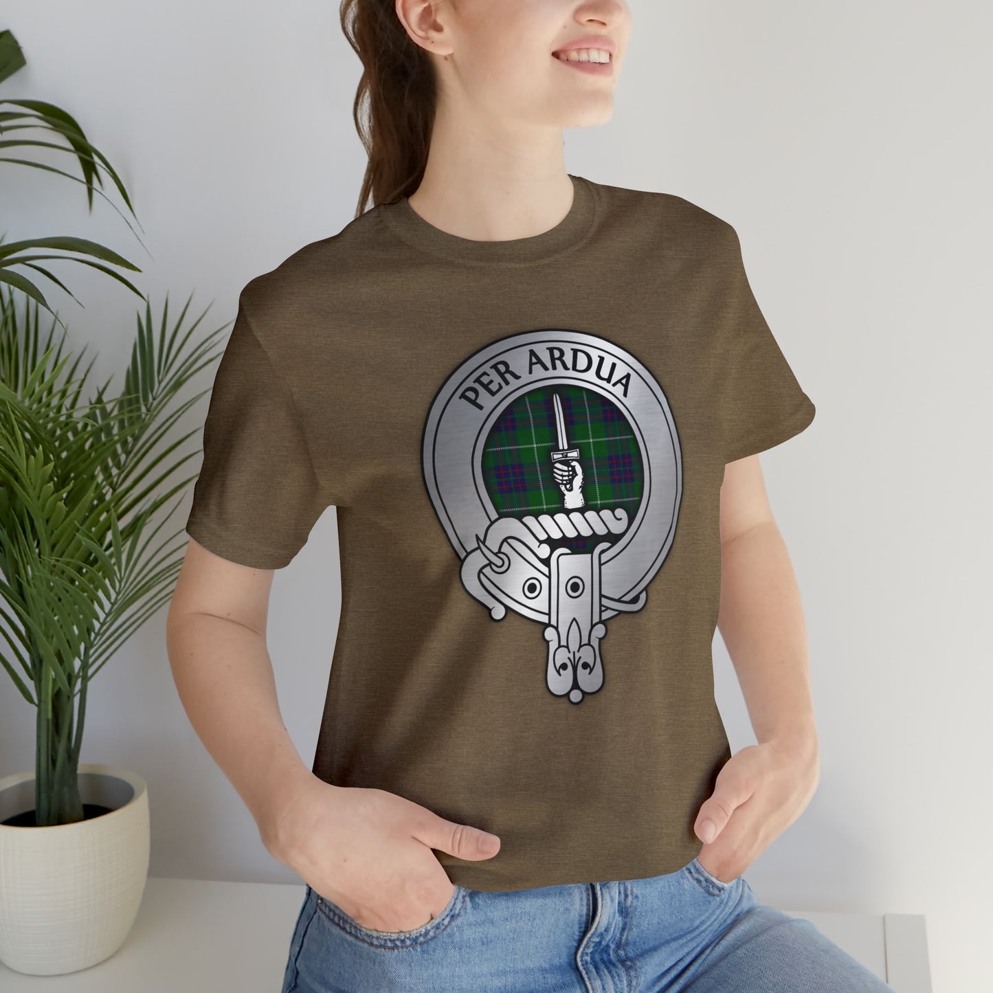 Clan MacIntyre Crest & Tartan | Unisex T-Shirt