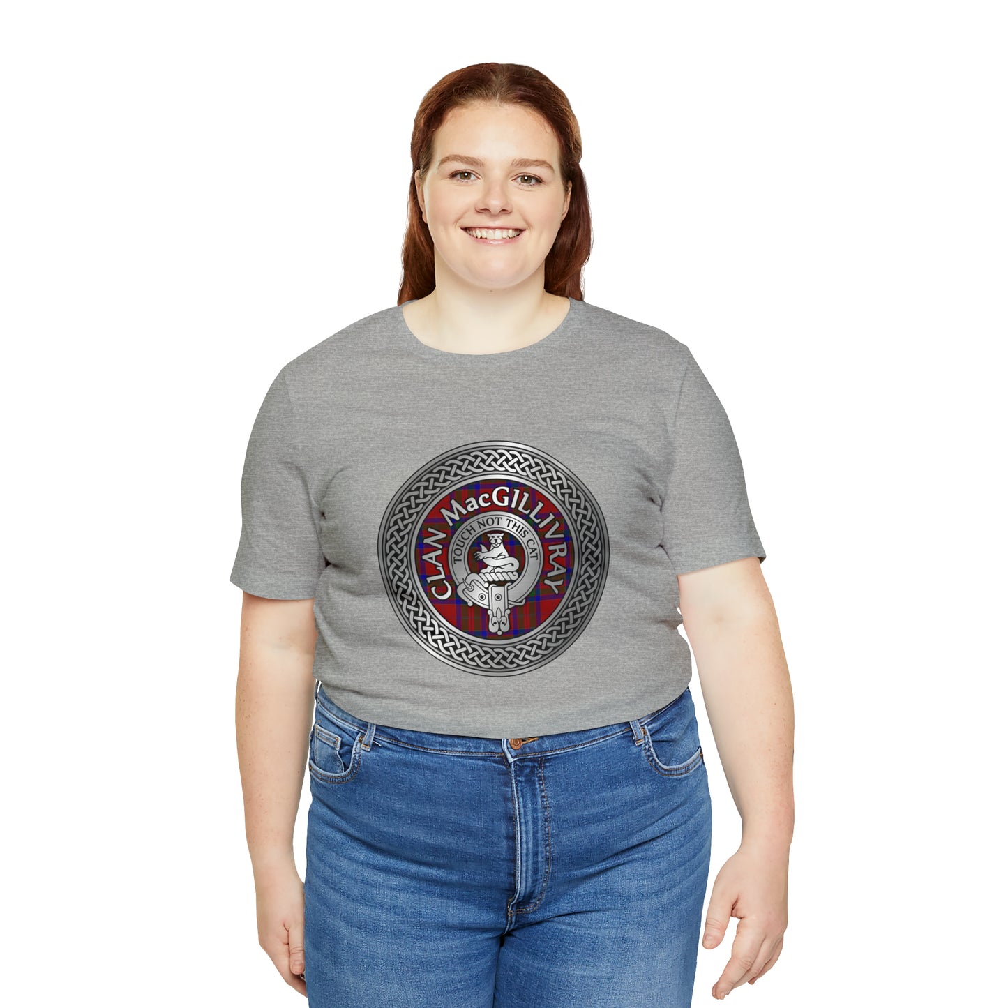 Clan MacGillivray Crest & Tartan Knot | Unisex T-Shirt