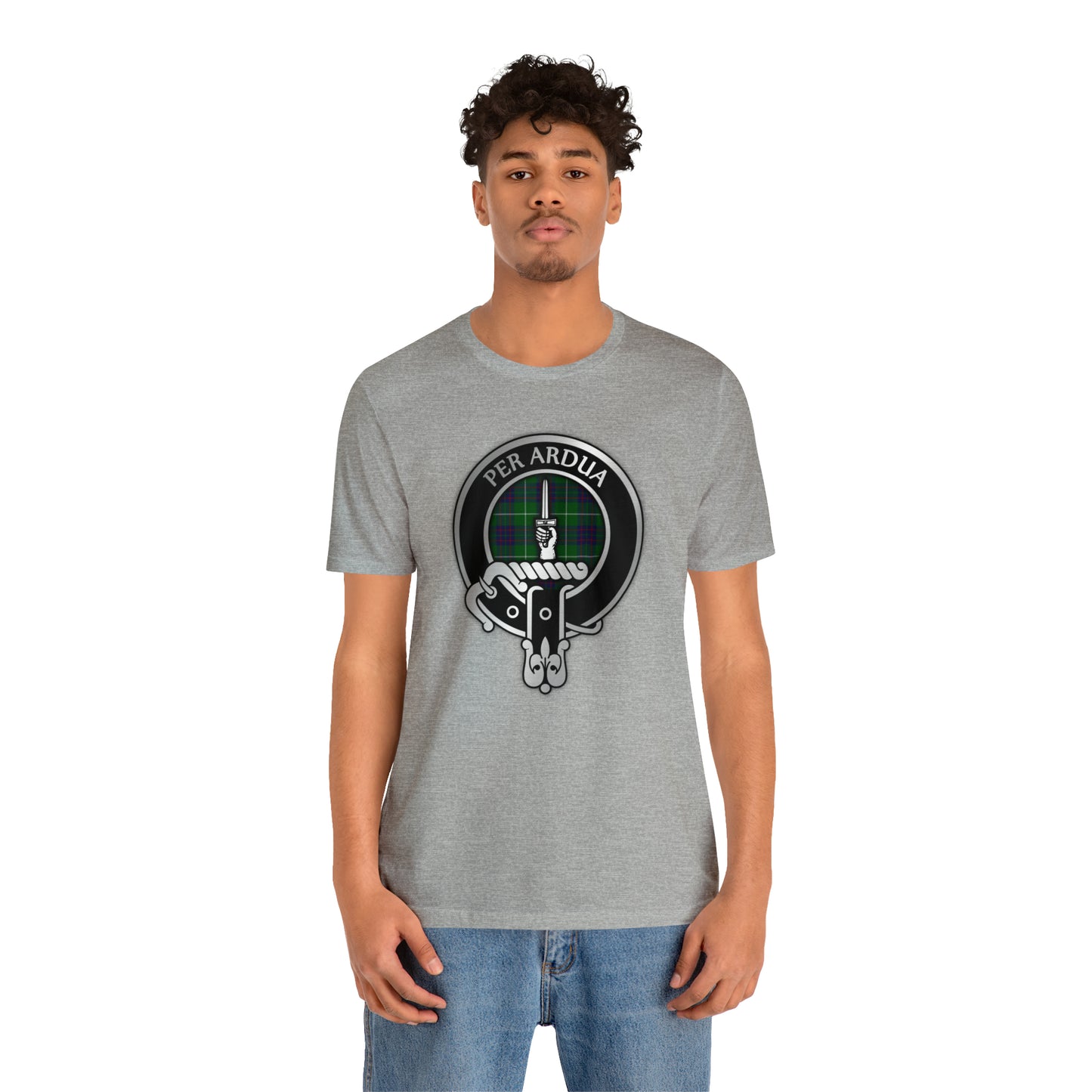 Clan MacIntyre Crest & Tartan | Unisex T-Shirt