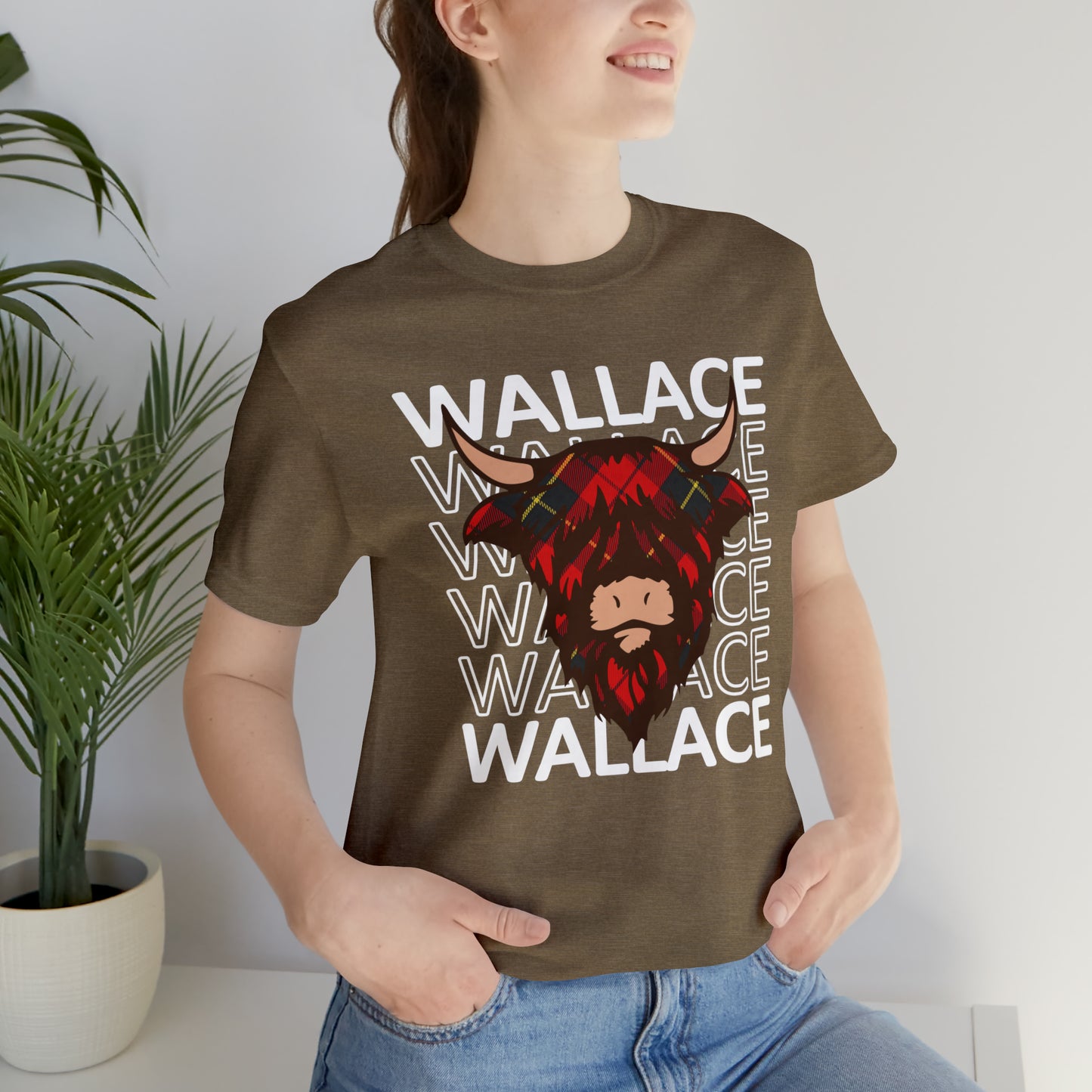 Clan Wallace | Hairy Coo | Unisex T-Shirt