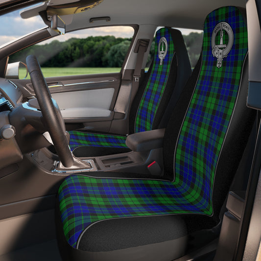 Clan MacKay Crest & Tartan Car Seat Covers