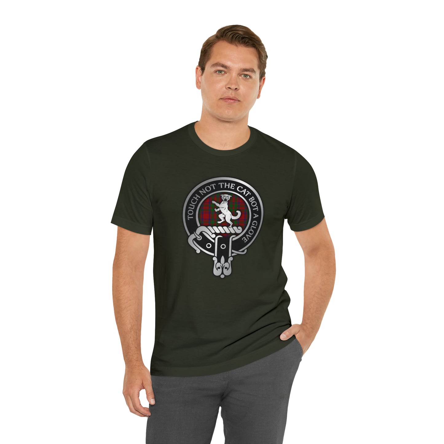 Clan MacIntosh | MacKintosh Crest & Tartan | Unisex T-Shirt