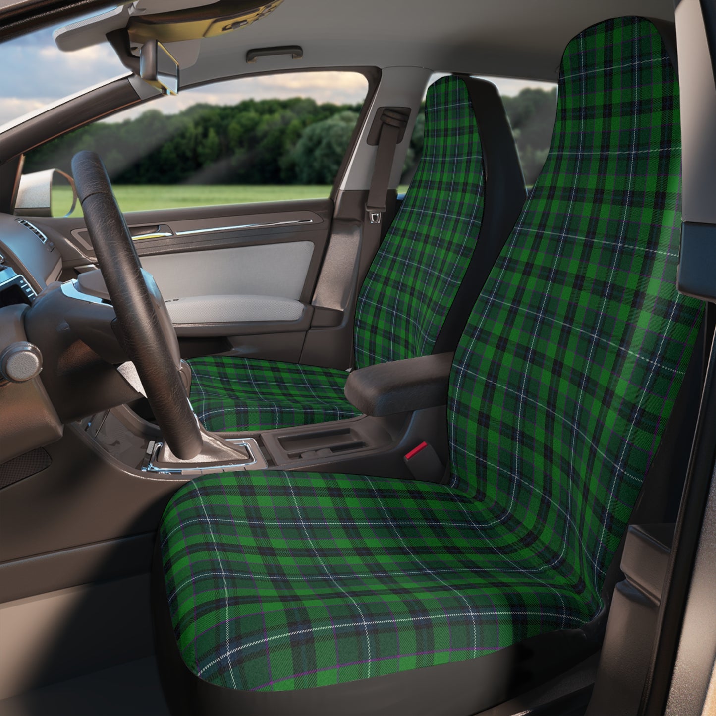 Clan Linden Tartan Car Seat Covers