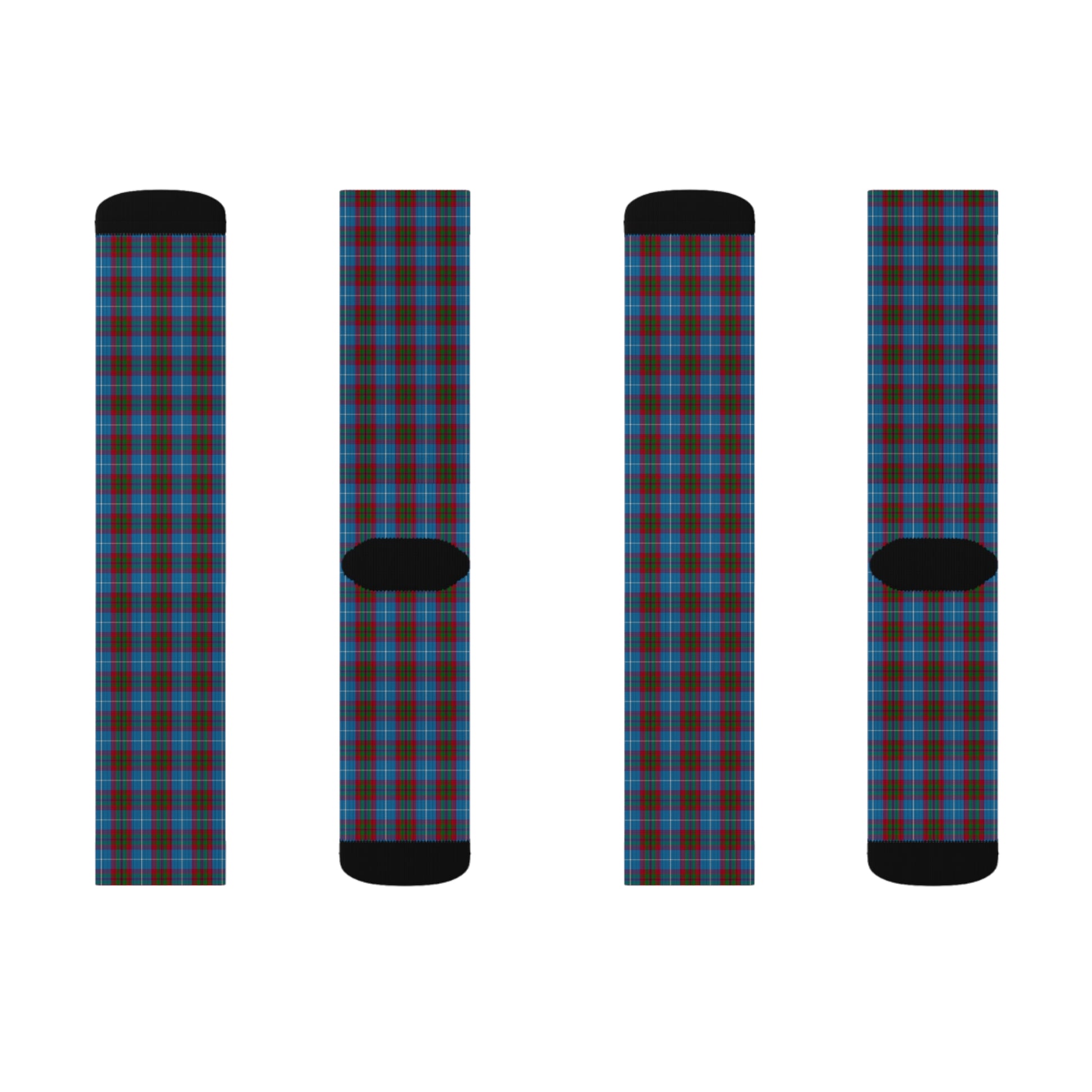 Clan Newton Tartan Socks