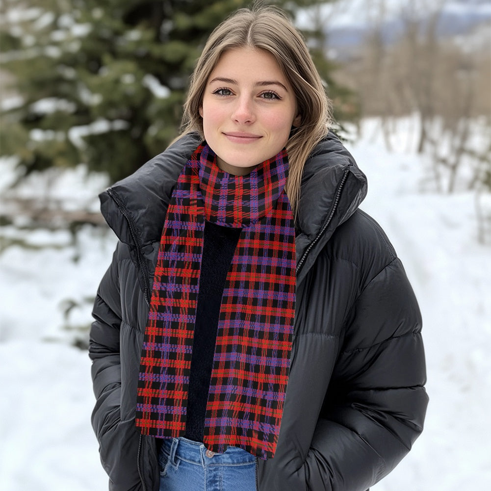 Clan Brown Tartan Fluffy scarf