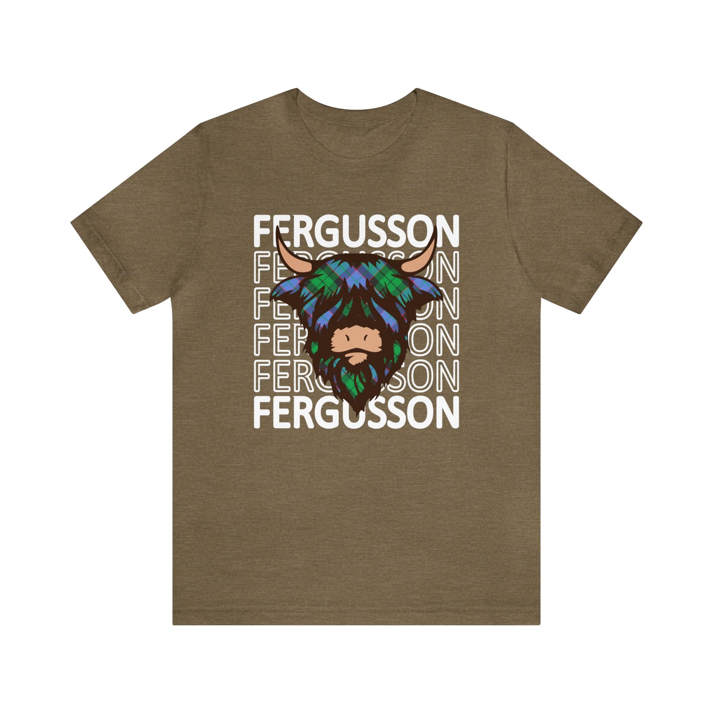 Clan Fergusson | Hairy Coo | Unisex T-Shirt