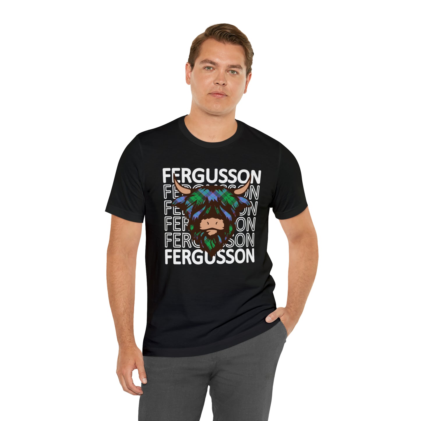 Clan Fergusson | Hairy Coo | Unisex T-Shirt