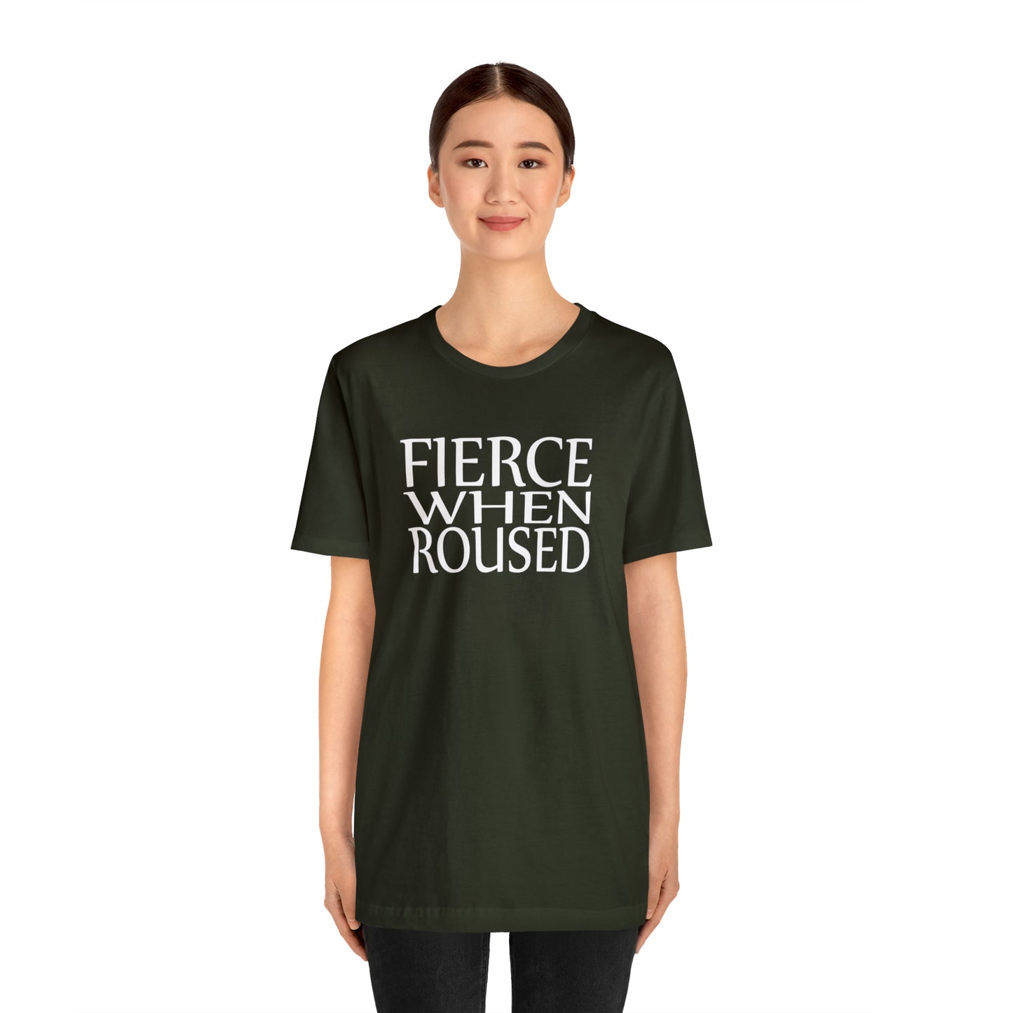 Clan Donnachaidh War Cry | Fierce When Roused | Unisex T-Shirt