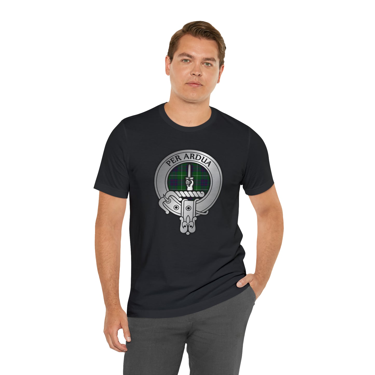 Clan MacIntyre Crest & Tartan | Unisex T-Shirt