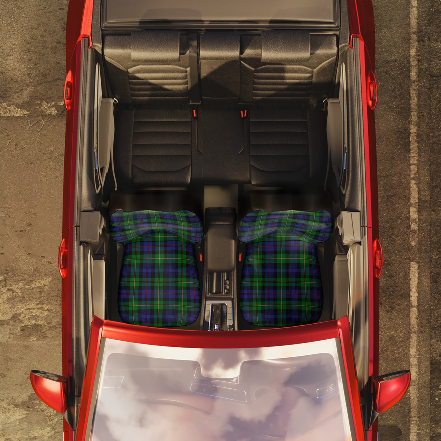 Clan Baillie Tartan Car Seat Covers