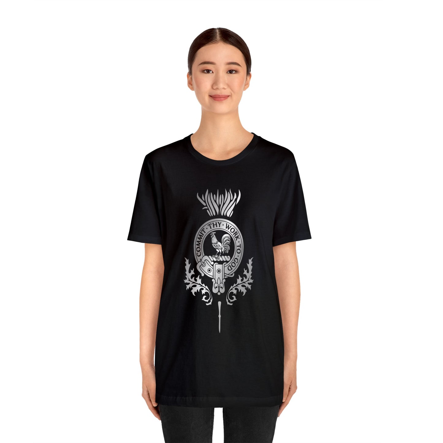 Clan Sinclair Crest & Thistle | Unisex T-Shirt