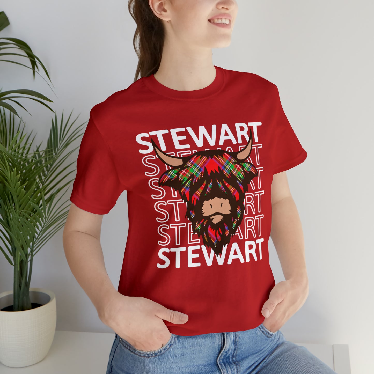 Clan Stewart | Hairy Coo | Unisex T-Shirt