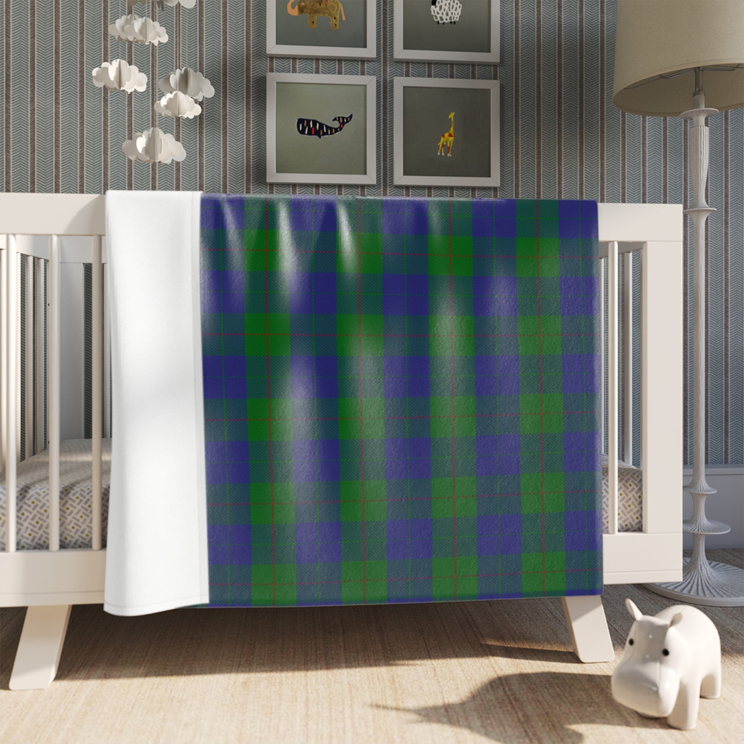 Clan Barclay Tartan Throw Blanket