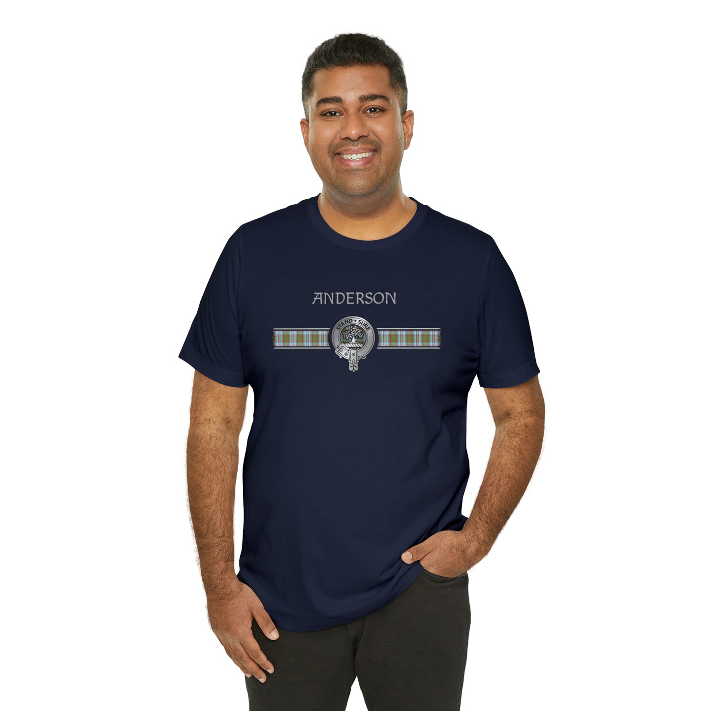 Clan Anderson Crest & Tartan | Unisex T-Shirt