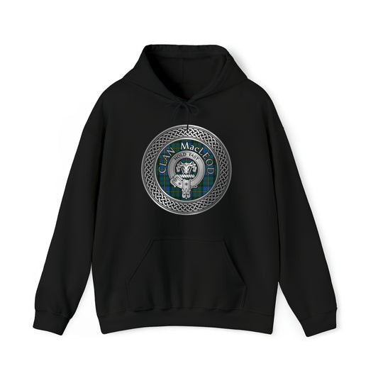 Clan MacLeod Crest & Tartan Unisex Heavy Blend™ Hooded Sweatshirt