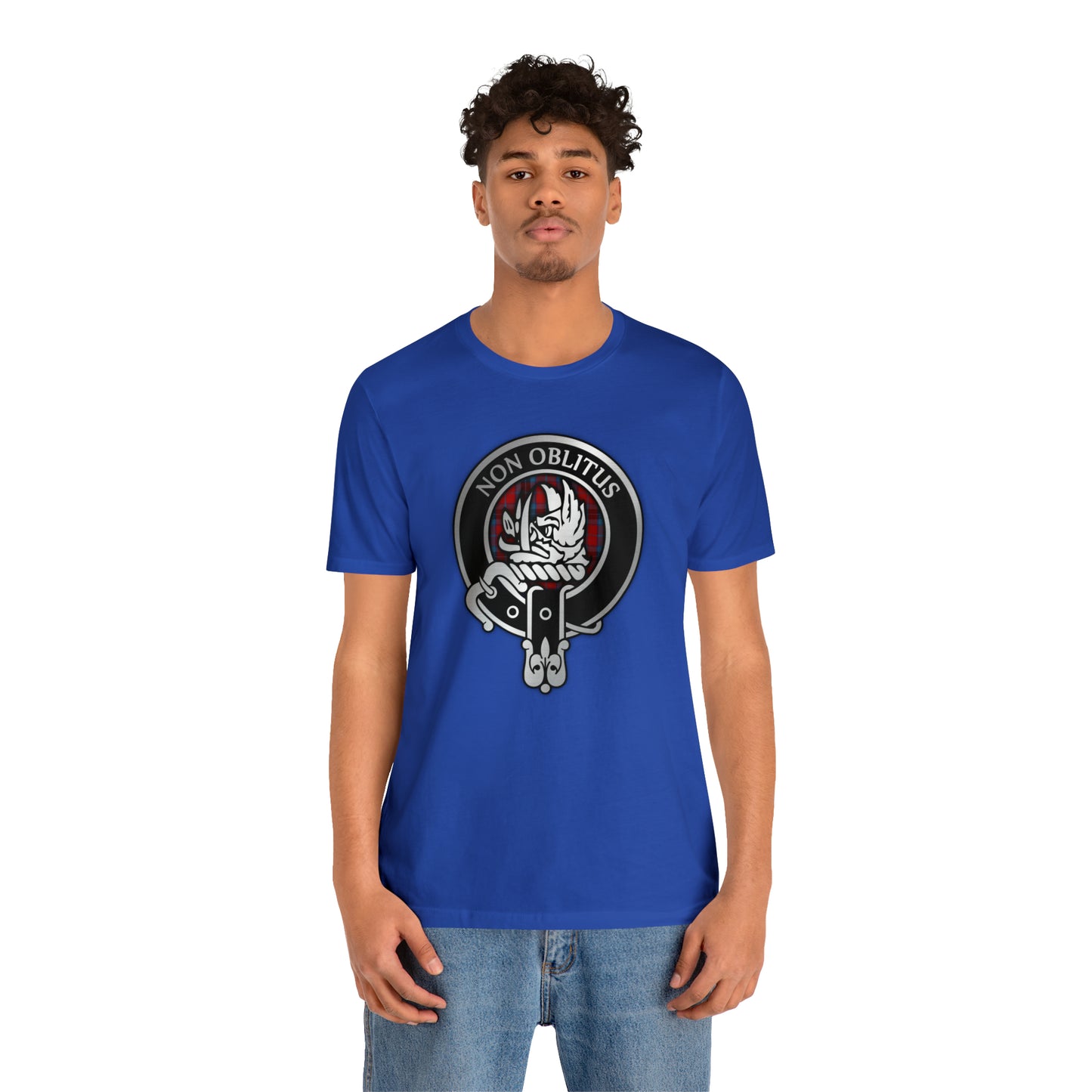 Clan MacTavish Crest & Tartan | Unisex T-Shirt