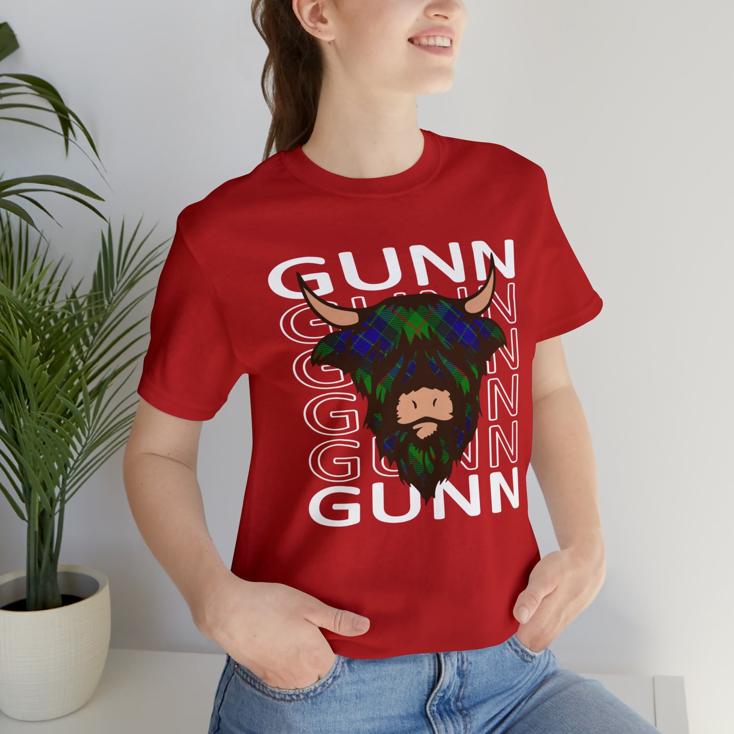 Clan Gunn | Hairy Coo | Unisex T-Shirt