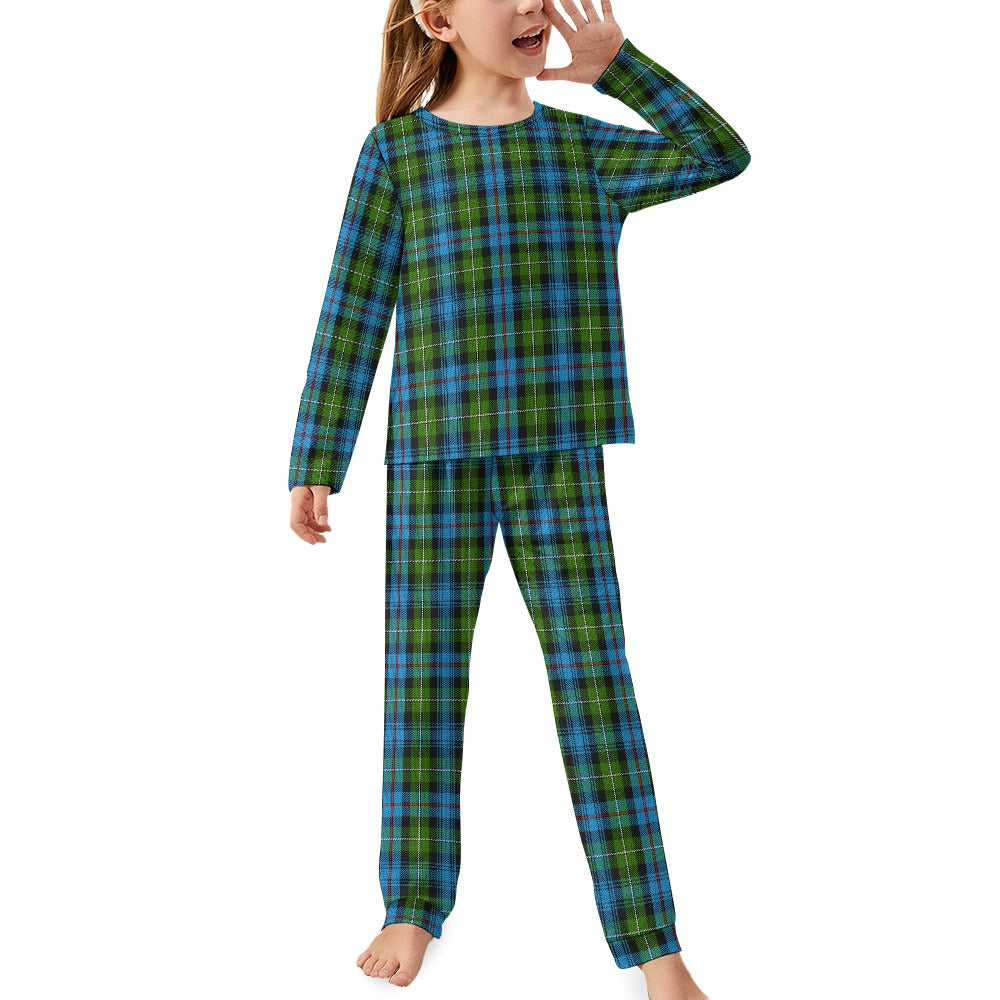 Clan MacKenzie Tartan Girl's Pajama suit