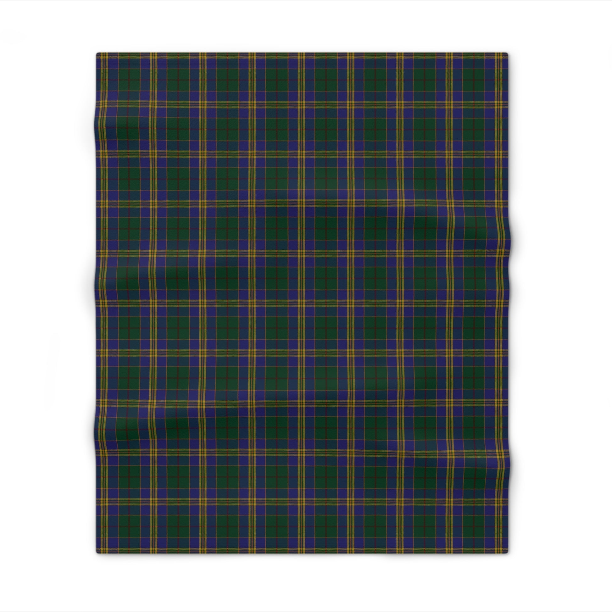 Irish County Kilkenny Tartan Throw Blanket