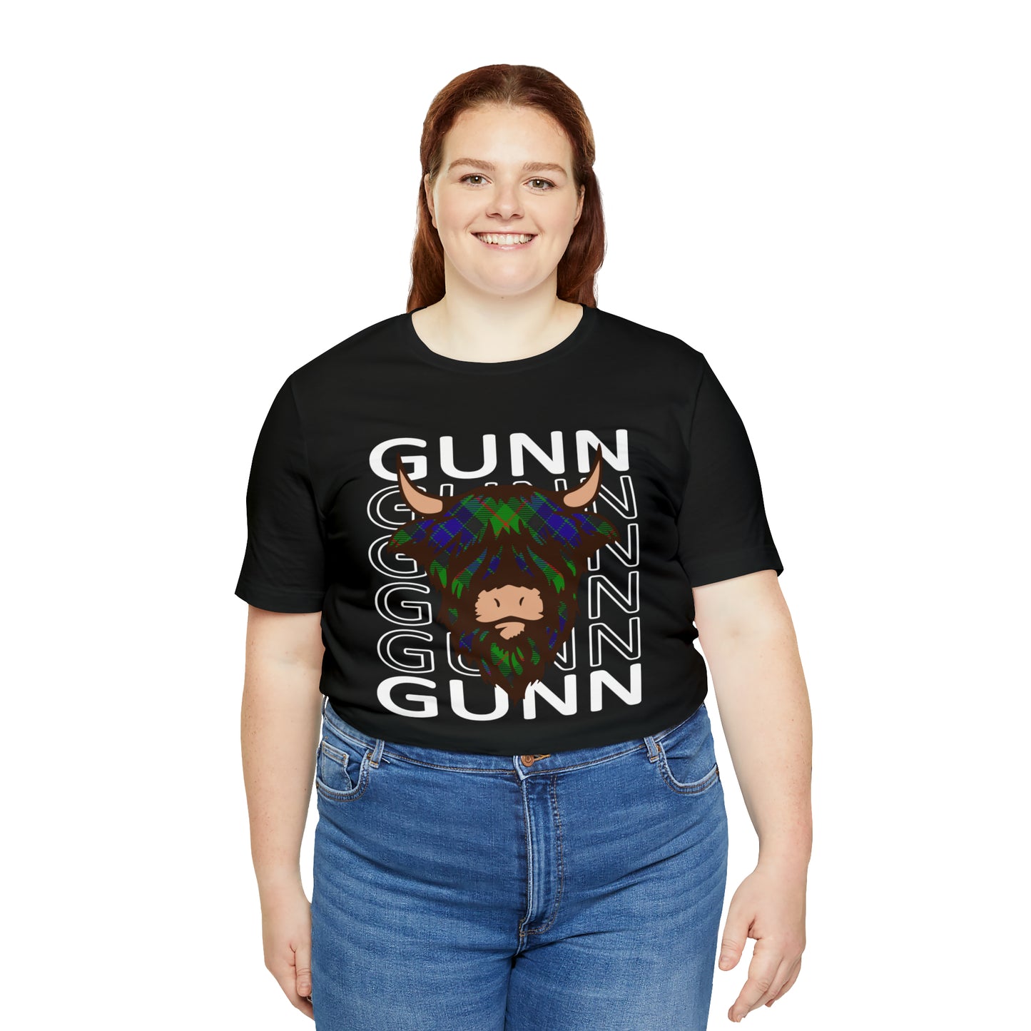 Clan Gunn | Hairy Coo | Unisex T-Shirt