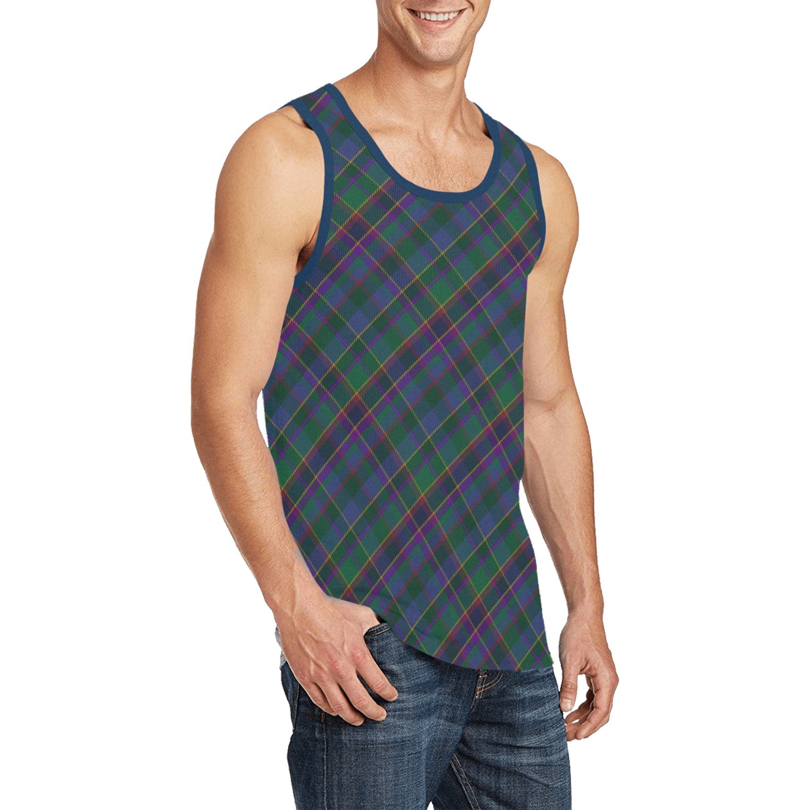 Fourth Fold Tartan Men's Tank Top