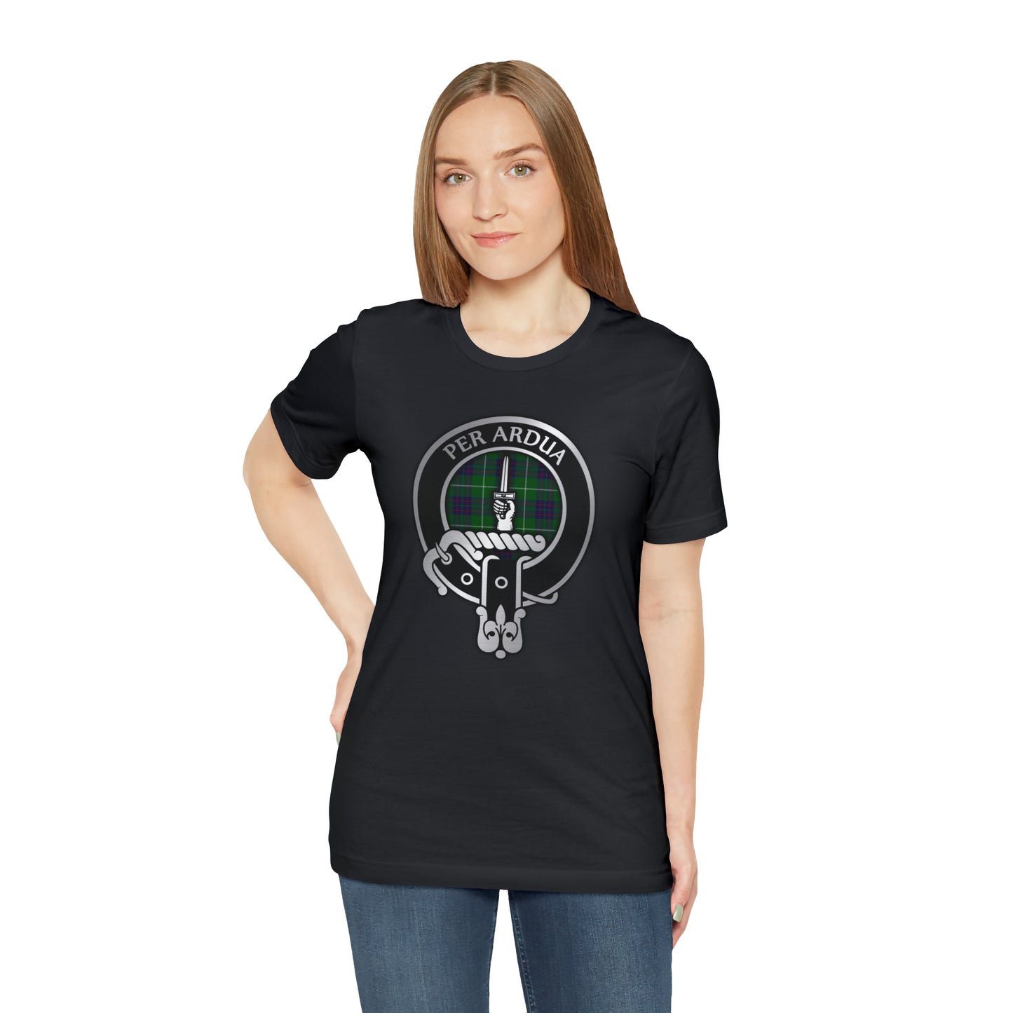 Clan MacIntyre Crest & Tartan | Unisex T-Shirt