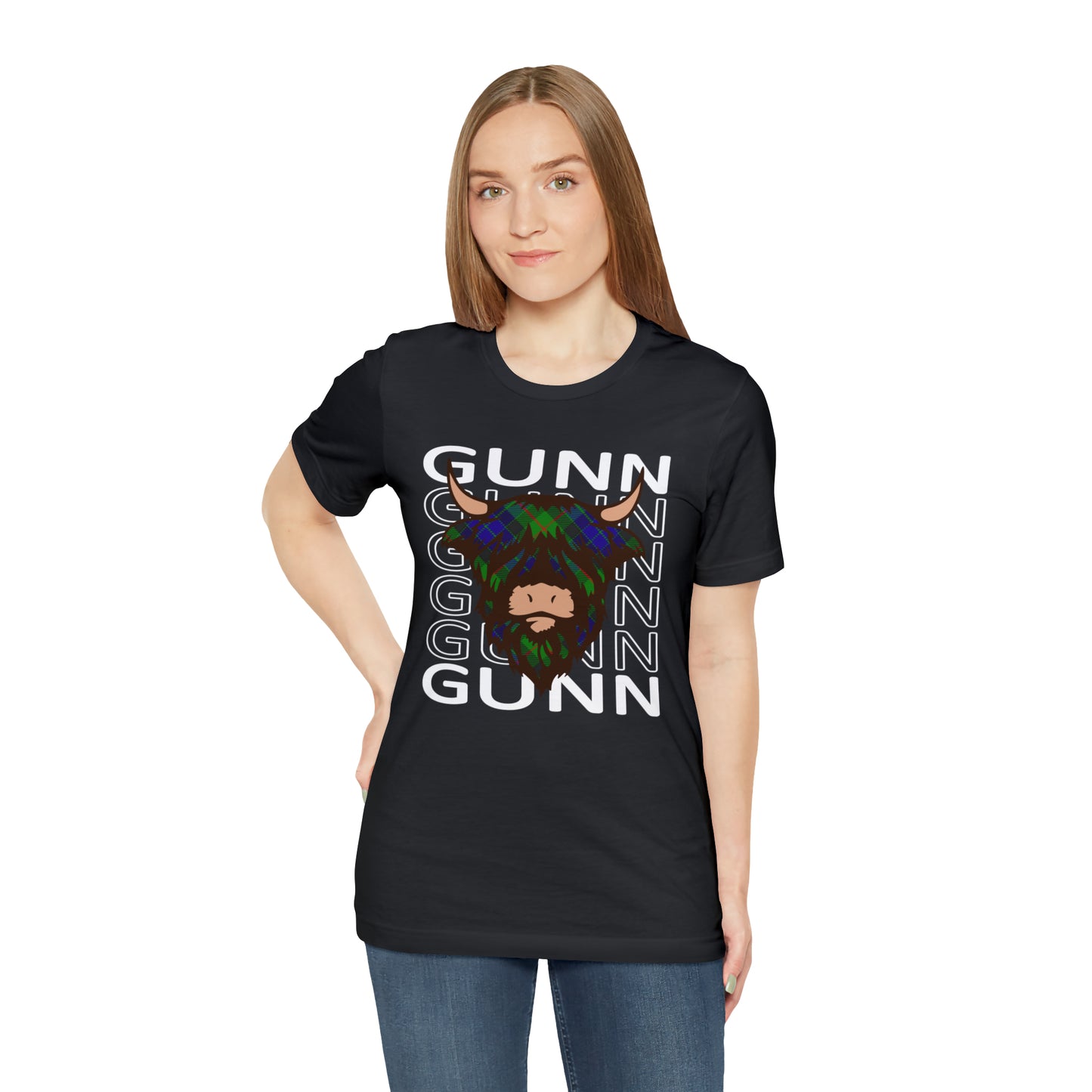 Clan Gunn | Hairy Coo | Unisex T-Shirt