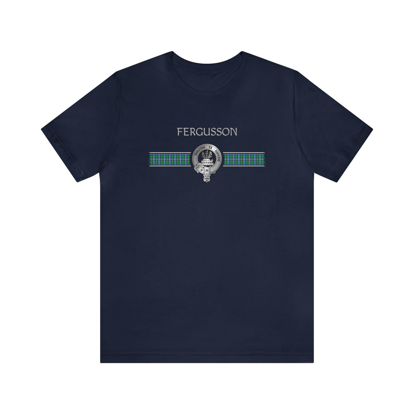 Clan Fergusson Crest & Tartan | Unisex T-Shirt