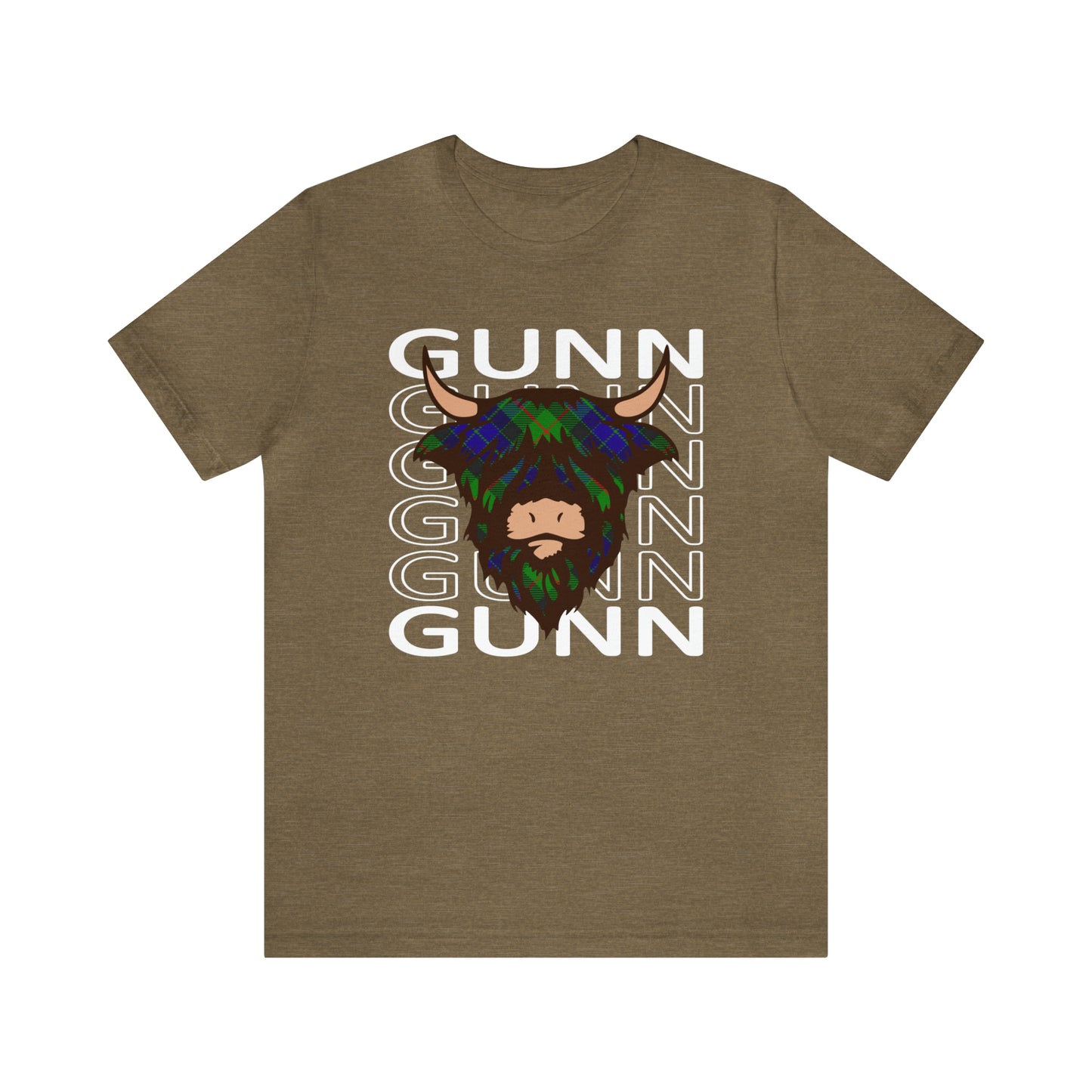 Clan Gunn | Hairy Coo | Unisex T-Shirt