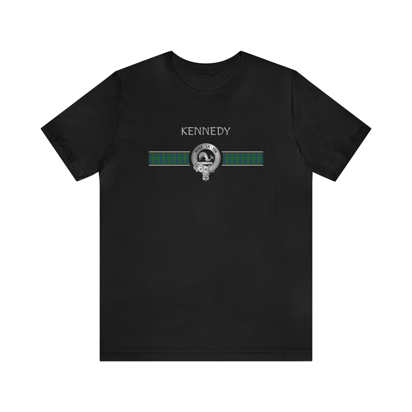 Clan Kennedy Crest & Tartan | Unisex T-Shirt