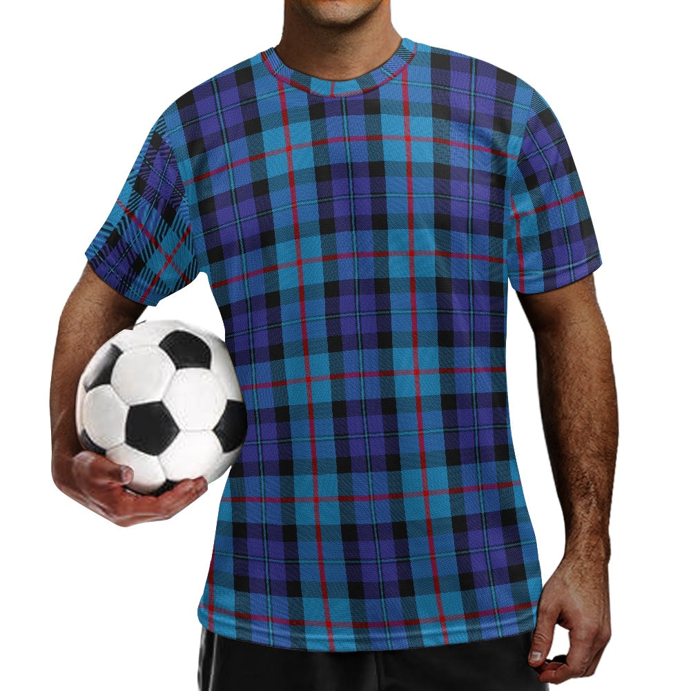 Clan MacCorquodale Tartan Football Shirt white