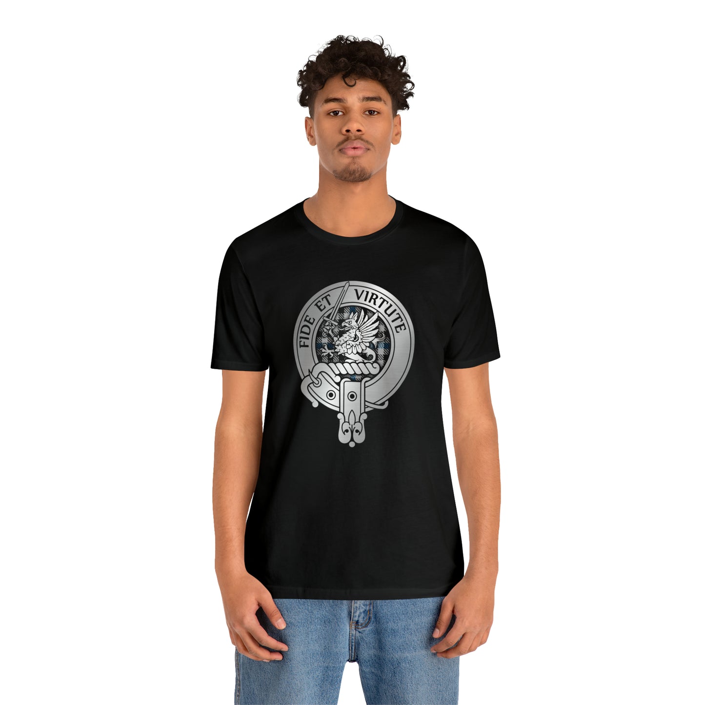 Clan Gladstone Crest & Tartan | Unisex T-Shirt