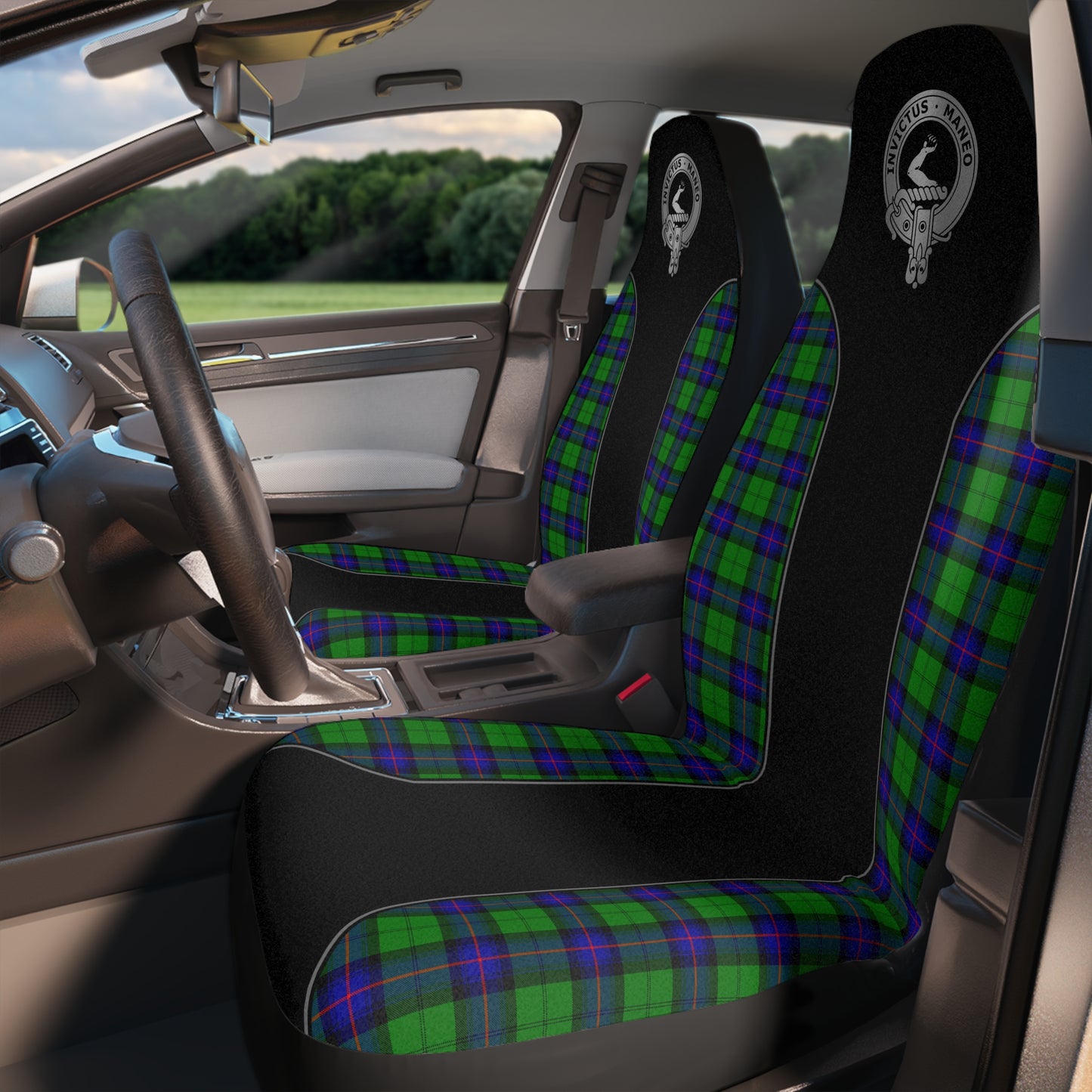 Clan Armstrong Crest & Tartan Car Seat Covers