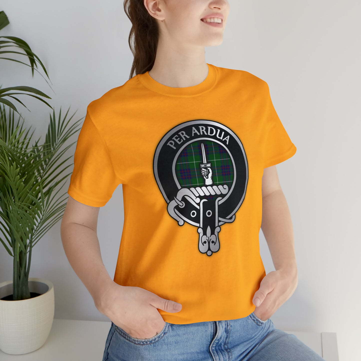 Clan MacIntyre Crest & Tartan | Unisex T-Shirt