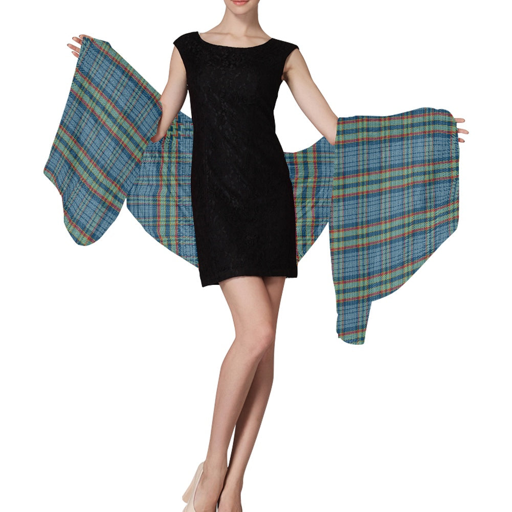 Clan Ralston Tartan Chiffon Scarf