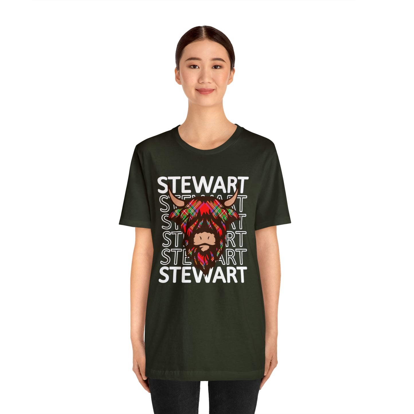 Clan Stewart | Hairy Coo | Unisex T-Shirt